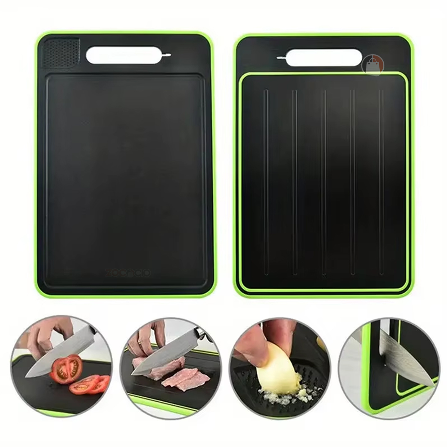 Miniatura 4 de Tabla Para Picar 4 En 1 Corte Descongela